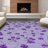 Ultra Soft Area Rug, Non Slip, Stain Resistant, Washable Area Rugs for Living Room, Bedroom, Modern Stylish Shag Statement(Purple)