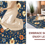 Whimsical Colorful Blooming Design(Blue)