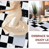 Ultra Soft Area Rug, Non Slip, Stain Resistant, Washable Area Rugs for Living Room, Bedroom, Soft Washable Kids Room Geometric Rug(Black)