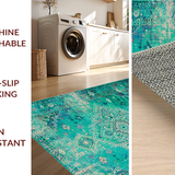 Lush Earthy Tones with Medallions(Blue)