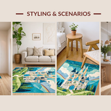 Artful Fantasy Imagination Scene(Blue)