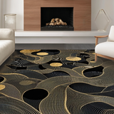 Sleek Minimalist Textured Accent(Black)