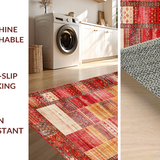 Artistic Trellis in Bold Hues(Red)