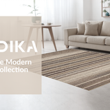 Contemporary Geometric Family Name(Beige)