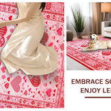 Elegant Festive Heart Arrangement(Red)