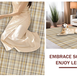 Warm Cozy Plaid Motif(Beige)