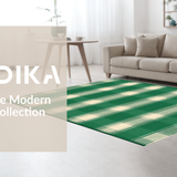 Elegant Fuzzy Checkerboard(Green)