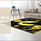 Elegant Dark Green Mystical Design(Black)
