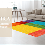 Ultra Soft Area Rug, Non Slip, Stain Resistant, Washable Area Rugs for Living Room, Bedroom, Machine Washable Pastel Girls Bedroom Rug(Orange)
