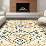 Stylish Minimalist Hexagonal Shapes(Beige)