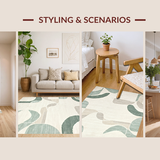 Chic Pastel Geometric Arrangement(Beige)