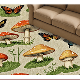 Ultra Soft Area Rug, Non Slip, Stain Resistant, Washable Area Rugs for Living Room, Bedroom, Creative Beige Kitchen Decor Non-Slip Mats(Beige)