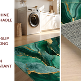 Elegant Marble Artistry Statement(Green)