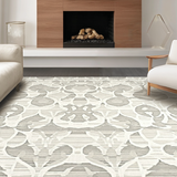 Sophisticated Striped Border Accent(Beige)