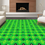Rustic Green and Black Motif(Green)