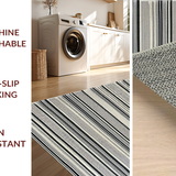 Elegant Black Cream Geometric Design(Black)