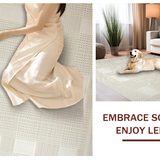 Chic Modern Cream Geometric Motif(Beige)