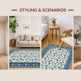 Charming Contemporary Floral Touch(White)
