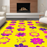 Delightful Fun Floral Decor(Yellow)