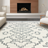 Elegant Neutral Toned Lattice Design(Gray)