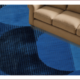 Ultra Soft Area Rug, Non Slip, Stain Resistant, Washable Area Rugs for Living Room, Bedroom, Boho Abstract Tiger(Blue)