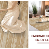 Stylish Natural Fiber Elegance(Beige)