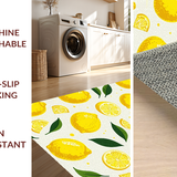 Ultra Soft Area Rug, Non Slip, Stain Resistant, Washable Area Rugs for Living Room, Bedroom, Vivid Rainbow Tiled Aesthetic(Yellow)