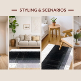 Chic Black White Cow Aesthetic(Black)