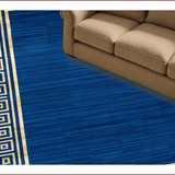 Ultra Soft Area Rug, Non Slip, Stain Resistant, Washable Area Rugs for Living Room, Bedroom, Luxurious Dark Blue Aesthetic(Blue)