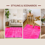 Lively Modern Text Based Artwork(Pink)