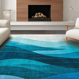 Chic Two Tone Bathroom Decor(Blue)