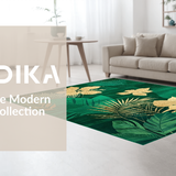 Luxurious Botanical Print Design(Green)