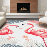 Playful Flamingo and Leaf Fusion(Pink)