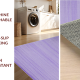 Ultra Soft Area Rug, Non Slip, Stain Resistant, Washable Area Rugs for Living Room, Bedroom, Luxurious Plush Modern Appeal(Purple)
