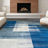 Luxe Grayscale Layered Artistry(Blue)