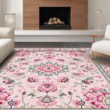 Rustic Earthy Floral Textures(Pink)