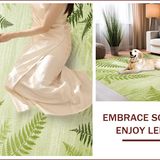 Ultra Soft Area Rug, Non Slip, Stain Resistant, Washable Area Rugs for Living Room, Bedroom, Contemporary Geometric Textured Appeal(Green)