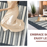 Geometric Monochrome Checkerboard Style(Beige)