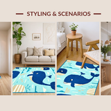 Cute Marine Life Illustration Style(Blue)