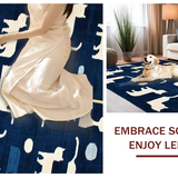 Eclectic Cat Inspired Decoration(Blue)