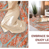 Contemporary Vibrant Floral Design(Red)