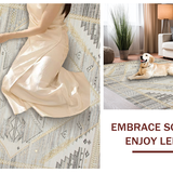 Artful Distressed Diamond Composition(Gray)