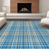 Elegant Blue Trellis Aesthetic(Beige)