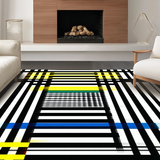 Sophisticated Striped Geometric Theme(Black)