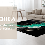 Chic Black and Green Harmony(Black)