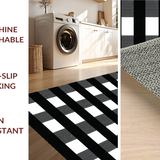 Cozy Earthy Plaid Motif(Black)