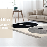 Elegant Circular Monochrome Motif(Black)