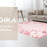 Cute Shaggy Contemporary Flair(Pink)