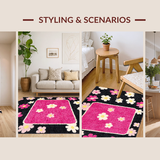 Elegant Monochrome Floral Display(Black)