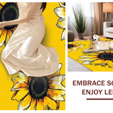 Chic Sunflower Patterned Decor(Yellow)